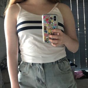 striped faye tank top from brandy melville